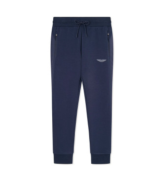 Hackett London Pantaloni sportivi ibridi blu scuro