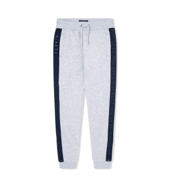 Hackett Pantal n Jogger Cintas Laterales gris Tienda Esdemarca