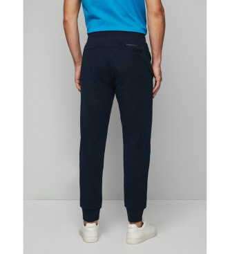 Hackett London Pantaloni jogger essenziali blu scuro