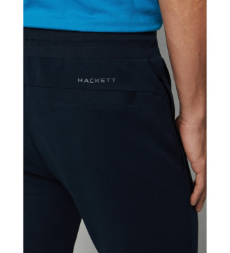 Hackett London Spodnie Jogger Essential w kolorze granatowym