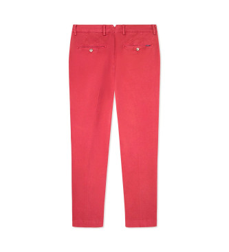 Hackett London Pantaloni Kensington rossi