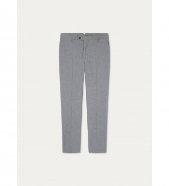 Hackett London Micro Houndstooth trousers grey