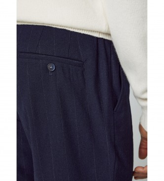 Hackett London Pantaln Pinstripe marino