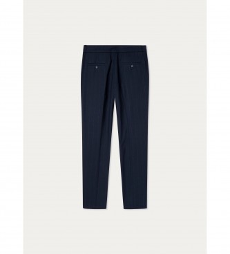 Hackett London Pantaln Pinstripe marino