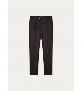 Hackett London Brown Pow trousers