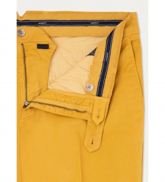 Hackett London Pantaloni Sanderson gialli