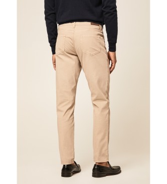 Hackett London 5 Pocket Broek Beige