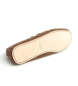 Hackett London Pantuflas de Piel Kiowa marrn