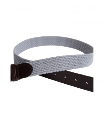 Hackett London Blue braided leather belt
