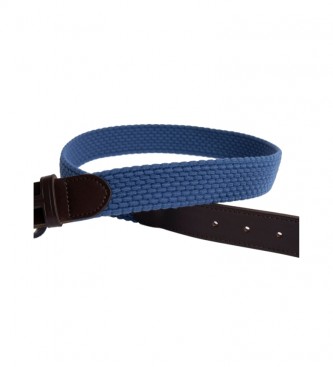 Hackett London Blue Braided Belt