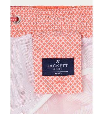 Hackett London Fato de banho Paradise cor de laranja