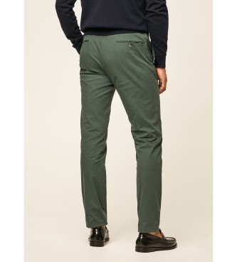 Hackett London Pantaln Chino Perfect Tencel  verde