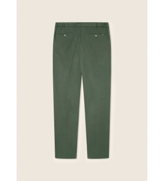 Hackett London Pantalon Chino Perfect Tencel vert