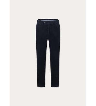 Hackett London Pantalon en velours ctel pigment marine