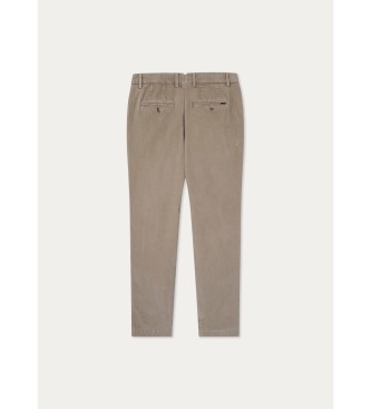 Hackett London Pigment Cord beige trousers