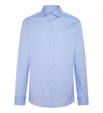 HACKETT Camisa Pinpoint DC azul claro