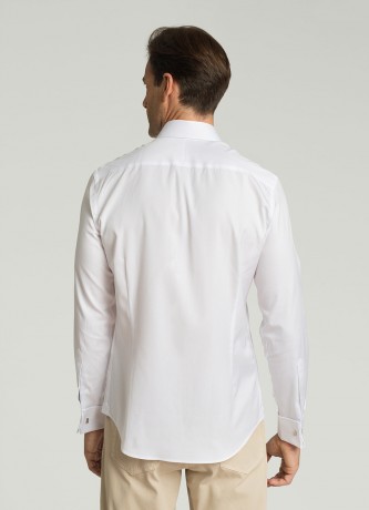 Hackett London Camicia bianca Pinpoint