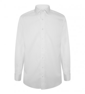Hackett London Camisa Pinpoint blanco