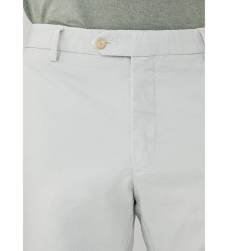 Hackett London Kratke hlače Pique Texture siva