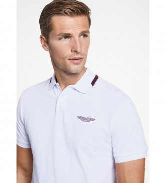 Hackett London Polo in cotone Amr bianco