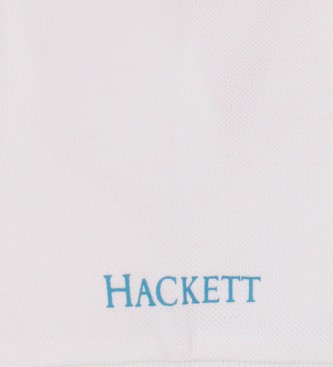 Hackett London Polo bomull vit