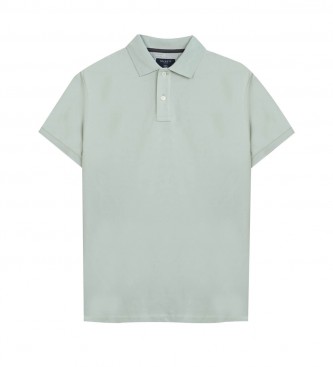 Hackett London Polo Cotton Pique brown green