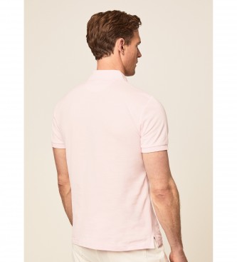 Hackett Polo Algodn Piqu rosa
