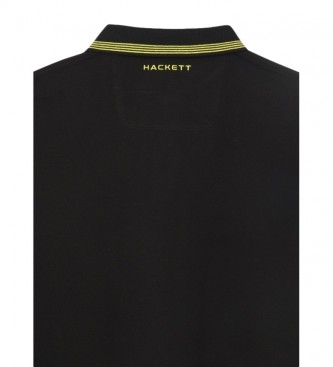 HACKETT Amr black polo shirt