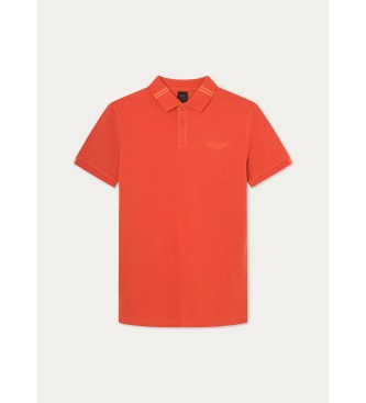 Hackett London Polo Amr met tip oranje