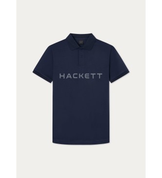 Hackett London Polo blu navy essenziale