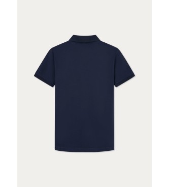 Hackett London Polo blu navy essenziale