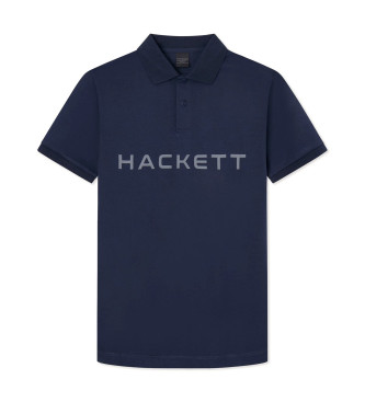 Hackett London Plo azul-marinho essencial