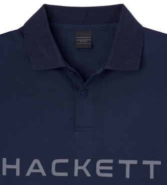 Hackett London Polo blu navy essenziale