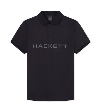 Hackett London Essential Polo schwarz