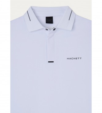 Hackett London Polo Hybrid Texture branco