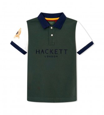 Hackett London Heritage Multi green polo shirt