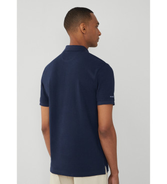 Hackett London Poloshirt Heritage Number navy