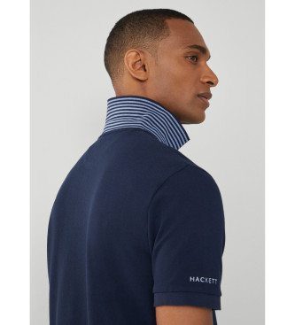 Hackett London Poloshirt Heritage Number navy