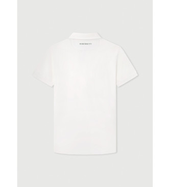 Hackett London Koszulka polo Heritage Trim biała