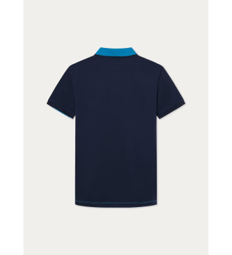 Hackett London Multi blue polo shirt