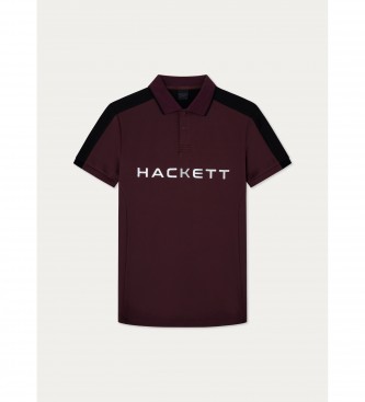 Hackett London Koszulka polo w kolorze liliowym