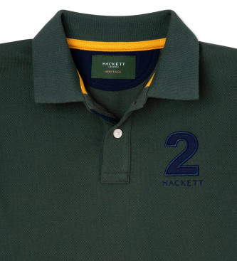 Hackett London Poloshirt Nummer groen