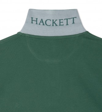 Hackett Green Piqué Polo Green