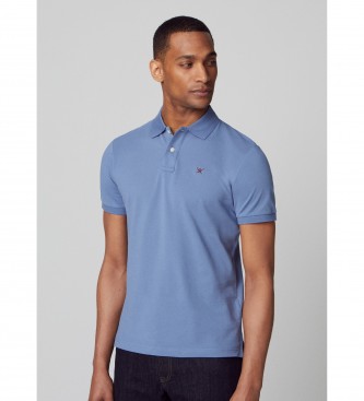Hackett Polo Slim Fit Logo blue ESD fashion, footwear and accessories - best brands shoes and designer shoes