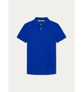 Hackett London Polo Slim Fit Logo blue