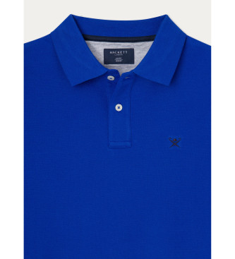 Hackett London Polo Slim Fit Logo blu