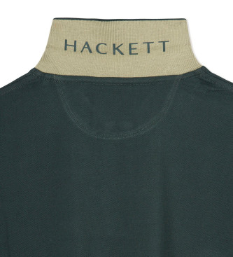 Hackett London Polo Slim Fit Logo zelena