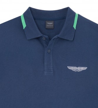 Hackett London Poloshirt Tipped Amr navy