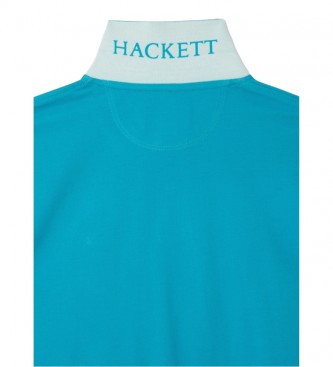 Hackett London Polo Algodn Piqu azul