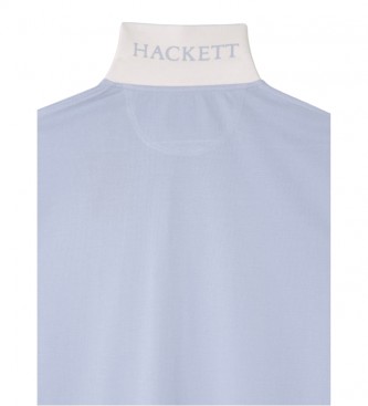 Hackett Polo Algodón Piqué azul